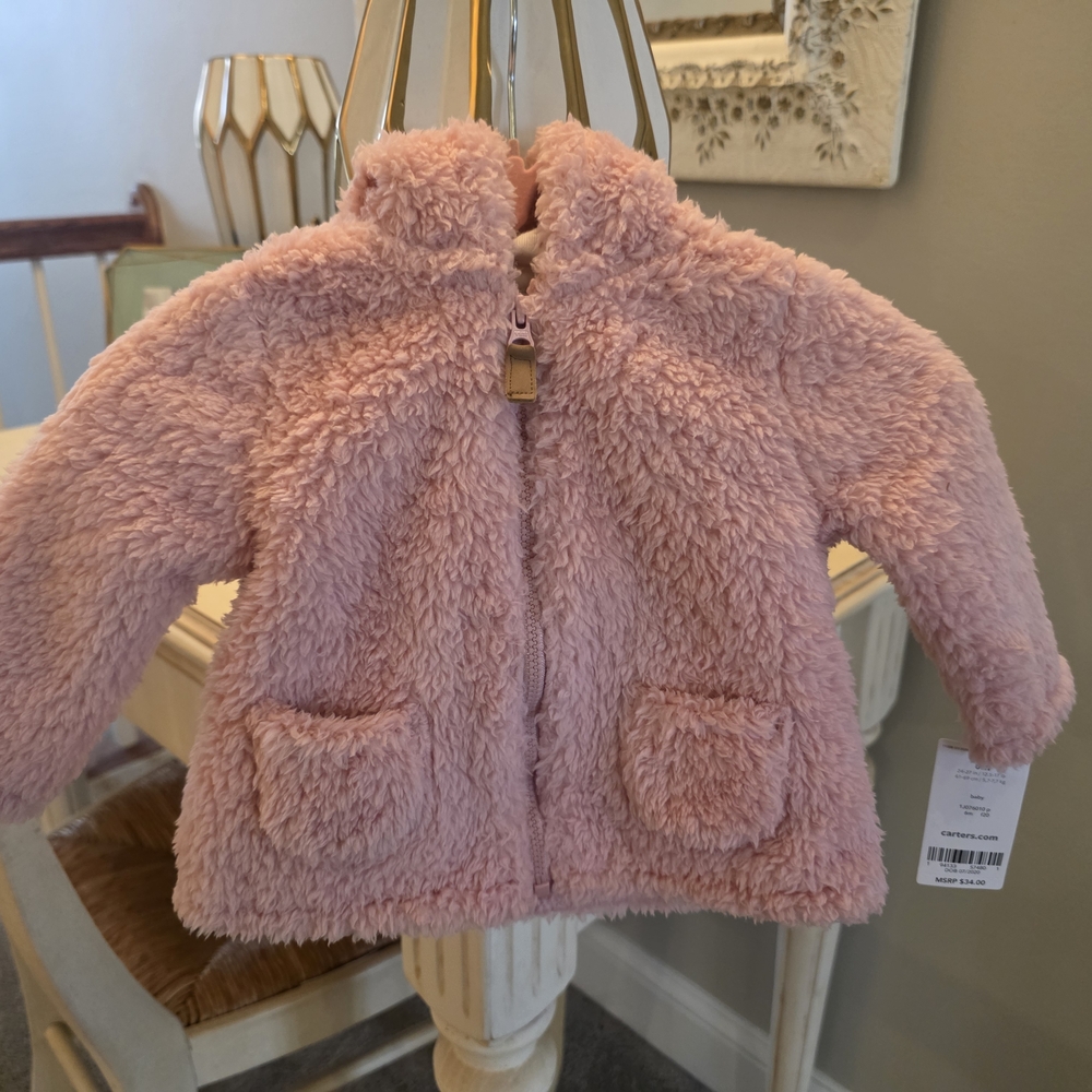 Carter's Baby Pink Fleece Jacket